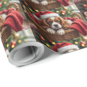 Cavalier King Charles Spaniel Knus Mandje Cadeaupapier (Rol Hoek)