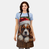 Cavalier King Charles Spaniel knus mandje Schort (Gedragen)