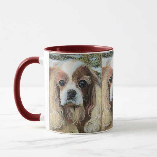 Cavalier King Charles Spaniel koffie mok (Links)