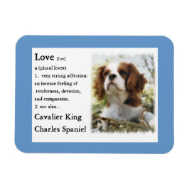 Cavalier King Charles Spaniel Kunst Liefde Is Magneet