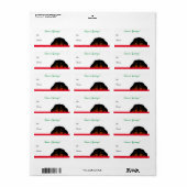 Cavalier King Charles Spaniel Label kerstcadeau (Full Sheet)