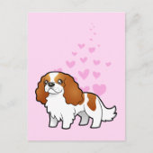 Cavalier King Charles Spaniel Love Briefkaart (Voorkant)