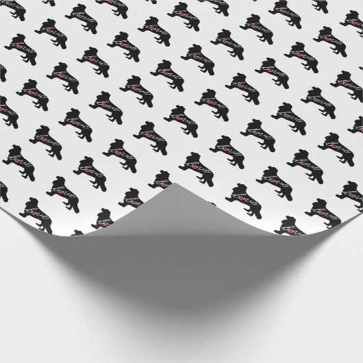 Cavalier King Charles Spaniel Love Cadeaupapier (Hoek)