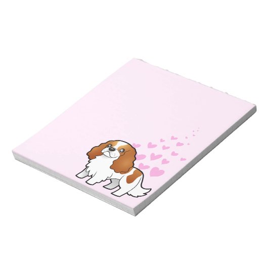 Cavalier King Charles Spaniel Love Notitieblok (Linkerzijde)