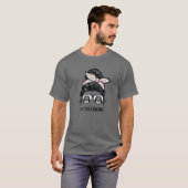Cavalier King Charles Spaniel Ma Messy Bun Hair G T-shirt (Voorkant volledig)