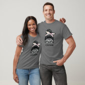 Cavalier King Charles Spaniel Ma Messy Bun Hair G T-shirt (Unisex)