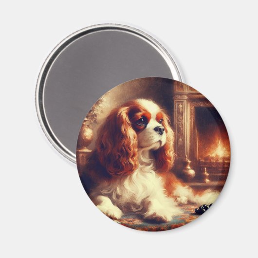 Cavalier King Charles Spaniel Magneet (Voorkant / Achterkant)