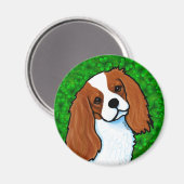 Cavalier King Charles Spaniel-magneet Magneet (Voorkant / Achterkant)