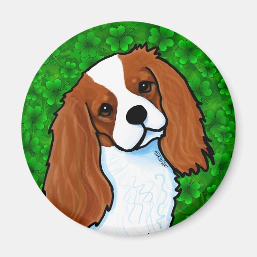 Cavalier King Charles Spaniel Magnet (Voorkant)