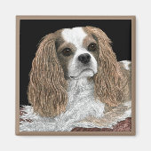 Cavalier King Charles Spaniel Magnet - "Bella" (Voorkant)