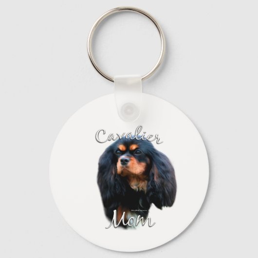 Cavalier King Charles Spaniel mam 2 Sleutelhanger (Voorkant)