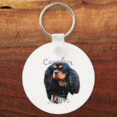 Cavalier King Charles Spaniel mam 2 Sleutelhanger (Achterkant)