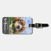 Cavalier King Charles Spaniel mam Dog's foto Bagagelabel (Voorkant horizontaal)