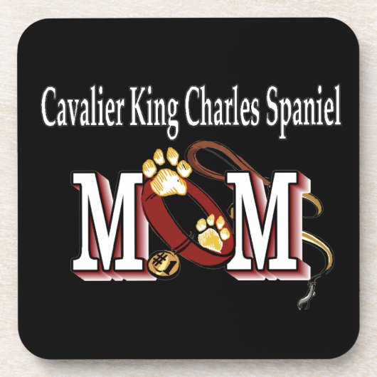 Cavalier King Charles Spaniel mam Gifts Onderzetter (Voorkant)