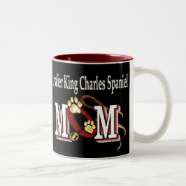 Cavalier King Charles Spaniel mam Gifts Tweekleurige Koffiemok