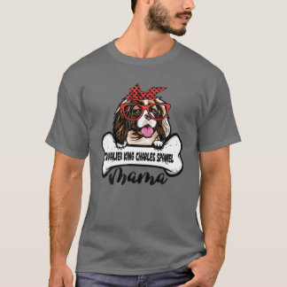 Cavalier King Charles Spaniel Mama Moederdag Gif T-shirt