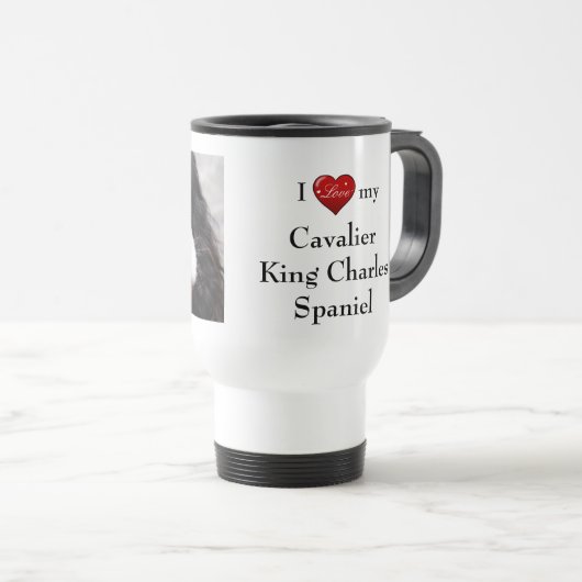 Cavalier King Charles Spaniel mama Reisbeker (Voorkant rechts)