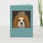 Cavalier King Charles Spaniel met nestkaart Kaart (Voorkant)