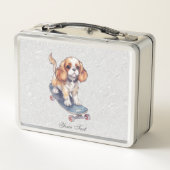 Cavalier King Charles Spaniel metalen lunchbox (Achterkant)
