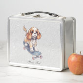 Cavalier King Charles Spaniel metalen lunchbox (In situ)