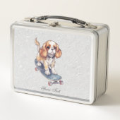Cavalier King Charles Spaniel metalen lunchbox (Voorkant)