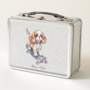 Cavalier King Charles Spaniel metalen lunchbox