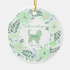 Cavalier King Charles Spaniel - Mint Green Custom Keramisch Ornament