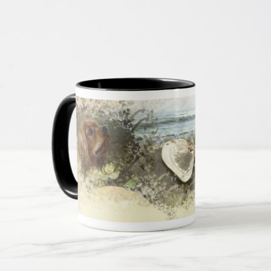 Cavalier King Charles Spaniel Mok (Voorkant links)