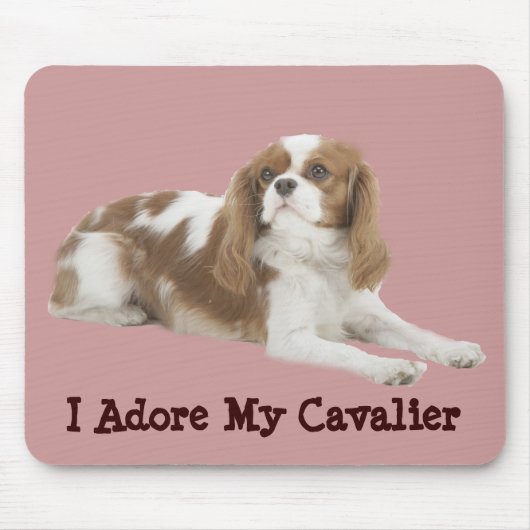 Cavalier King Charles Spaniel Mousepad Muismat (Voorkant)