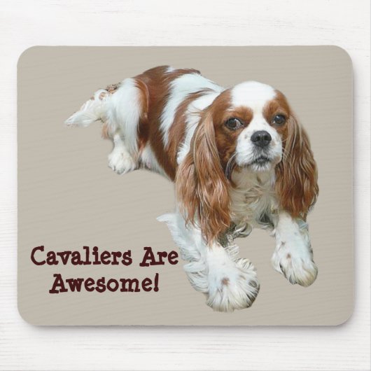 Cavalier King Charles Spaniel Mousepad Muismat (Voorkant)