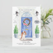 Cavalier King Charles Spaniel Moving Announement Kaart (Staand voorkant)