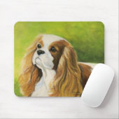 "Cavalier King Charles Spaniel" Muismat Dog Art (Met muis)