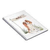 Cavalier King Charles Spaniel naam Notitieboek (Rechterzijde)