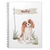 Cavalier King Charles Spaniel  naam Notitieboek (Voorkant)