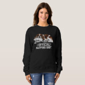Cavalier King Charles Spaniel Napping Dog Lover La Trui (Voorkant volledig)