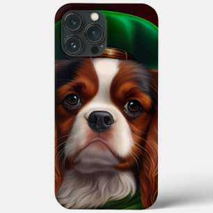 Cavalier King Charles Spaniel op St. Patrick's Day Case-Mate iPhone Case