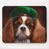 Cavalier King Charles Spaniel op St. Patrick's Day Muismat (Voorkant)