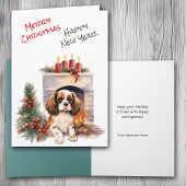 Cavalier King Charles Spaniel Open haard Kaart