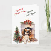 Cavalier King Charles Spaniel Open haard Kaart (Voorkant)