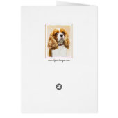 Cavalier King Charles Spaniel Original Painting (Achterkant)