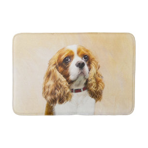 Cavalier King Charles Spaniel Original Painting Badmat
