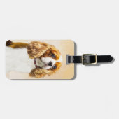 Cavalier King Charles Spaniel Original Painting Bagagelabel (Voorkant horizontaal)