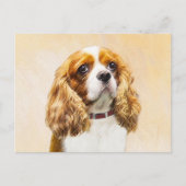 Cavalier King Charles Spaniel Original Painting Briefkaart (Voorkant)