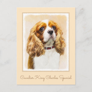 Cavalier King Charles Spaniel Original Painting Briefkaart