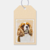 Cavalier King Charles Spaniel Original Painting Cadeaulabel (Achterkant)