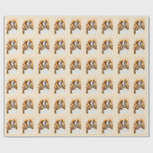 Cavalier King Charles Spaniel Original Painting Cadeaupapier (Vlak)