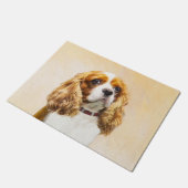 Cavalier King Charles Spaniel Original Painting Deurmat (Schuin)