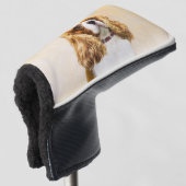 Cavalier King Charles Spaniel Original Painting Golfheadcover (3/4 voorkant)