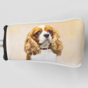 Cavalier King Charles Spaniel Original Painting Golfheadcover