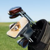 Cavalier King Charles Spaniel Original Painting Golfheadcover (Insitu)